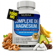 NUBAA Complexe de Magnésium — 8 Formes Biodisponibles
