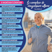 NUBAA Complexe de Magnésium — 8 Formes Biodisponibles