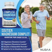 NUBAA magnésium complexe bénéfices crampes fatigue concentration