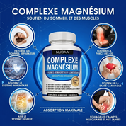 NUBAA Complexe de Magnésium — 8 Formes Biodisponibles